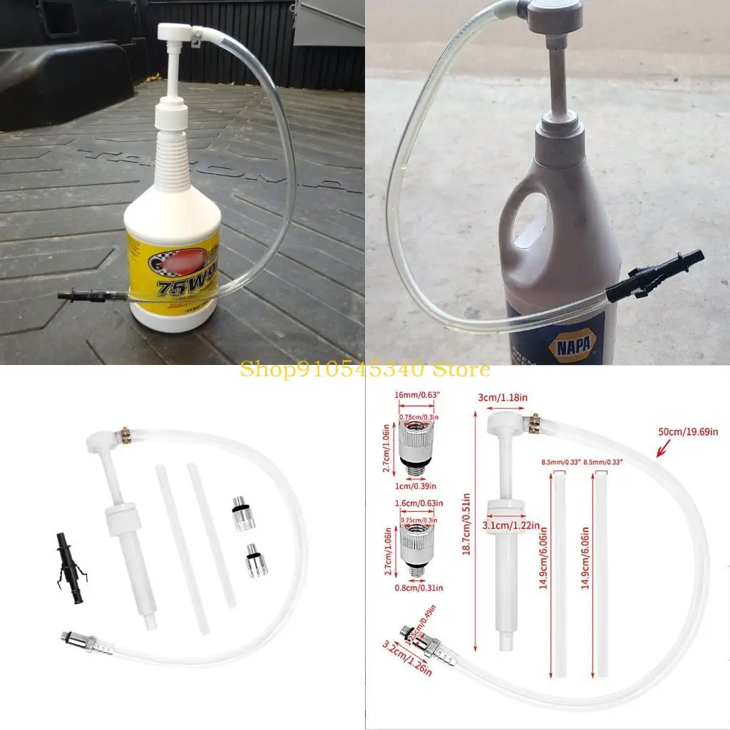 U2JA Multipurpose Ergonomic Transmission Liquid Pump Fluid Extractor Tool 8CC Accurate Measurement For Car Boat Motorcycle