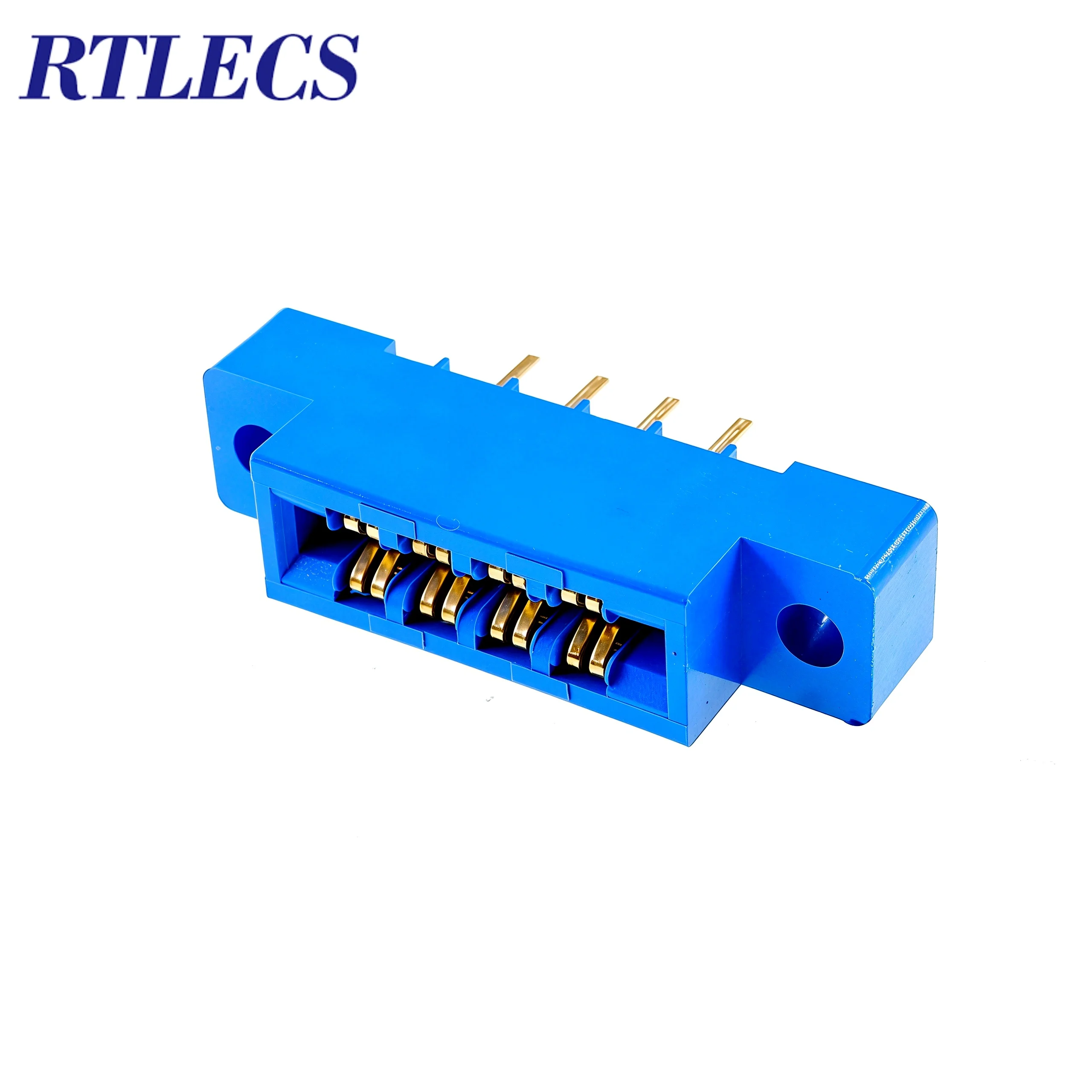 10pcs Flange 805 Card Edge Connector 3.96 mm Pitch 8 12 16 20 24 30 36 44 56 72 Pin PCB Gold Finger Slot Solder Board DIP