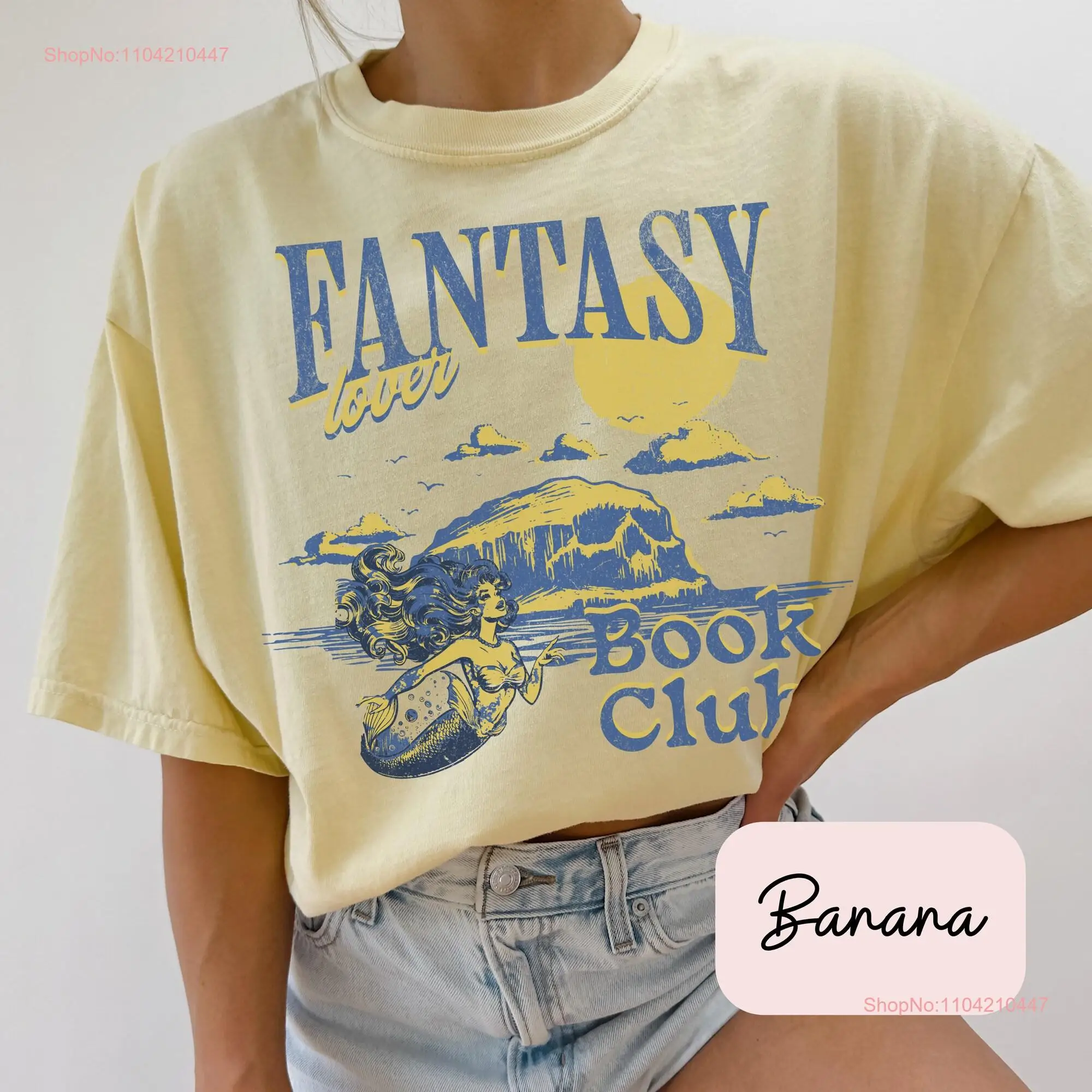 Fantasy Reader Comfort Colors T Shirt for Romance Bookish Bibliophile Vintage Reading Women Book Lover