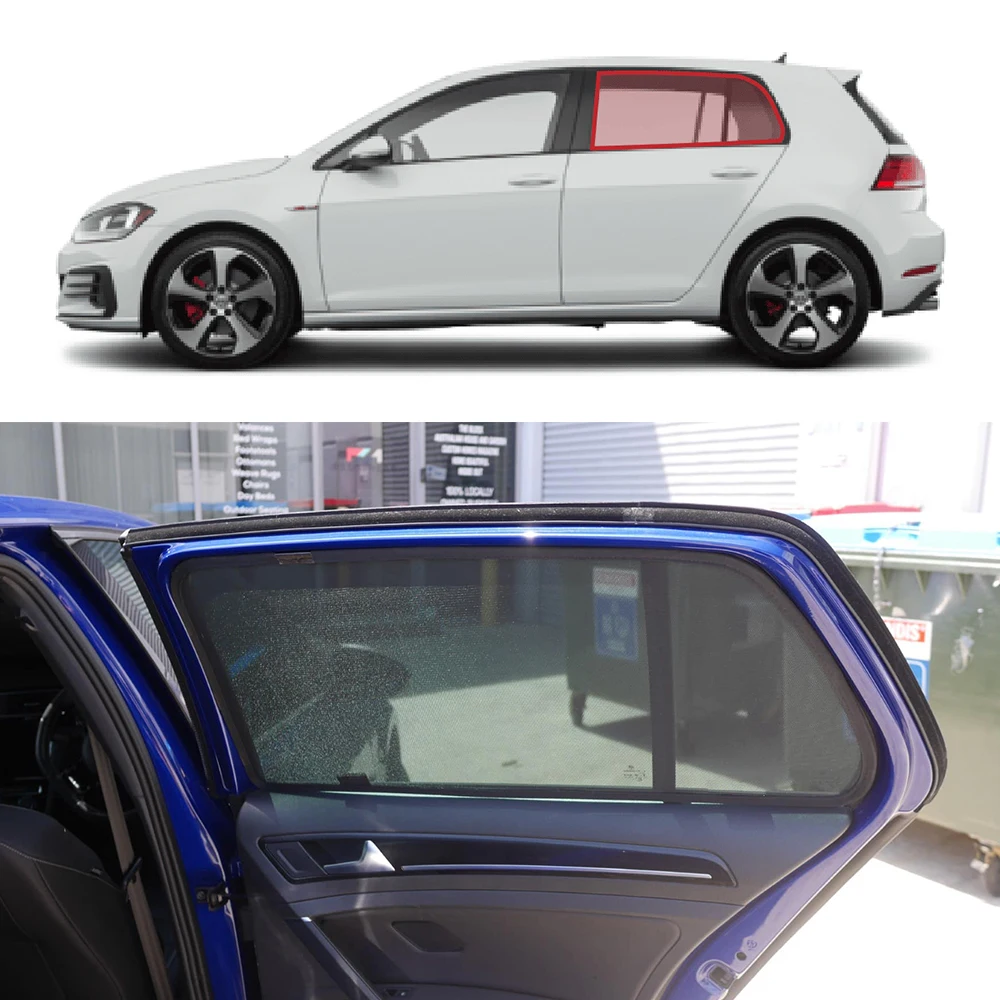 

For Volkswagen VW Golf 7 MK7 2012-2020 Car Rear Side Baby Window SunShade Shield Front Windshield Curtain Sun shade Visor