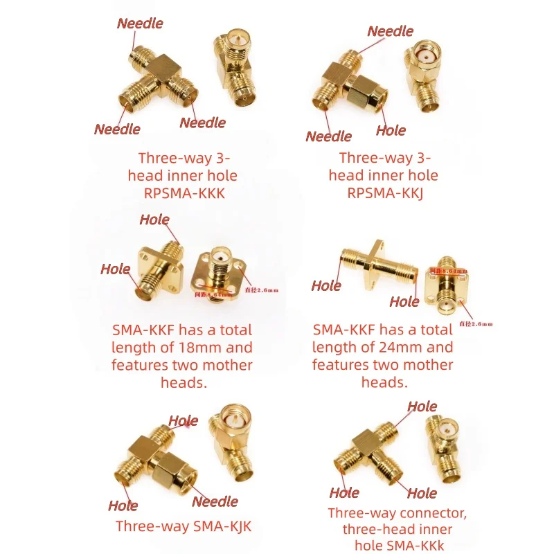 SMA male female RP  RPSMA Connector RF adapter SMA-J/K