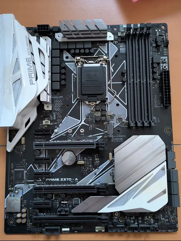 For asus PRIME Z370-A LGA1151 DDR4 Z370 motherboard ,fit 8th 9th cpu ,full works