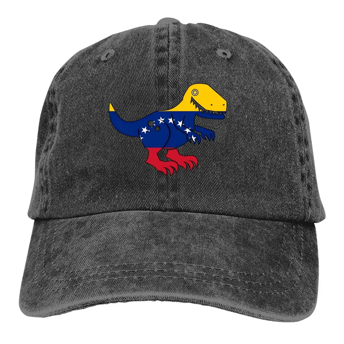 T-Rex Cute Dinosaur Baseball Cap Men Hats Women Visor Protection Snapback Venezuela Flag Caps