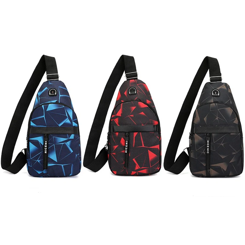 

Модная сумка через плечо для мужчин, персонализированная модная поясная сумка для отдыха в корейском стиле, многофункциональная портативная нагрудная сумка