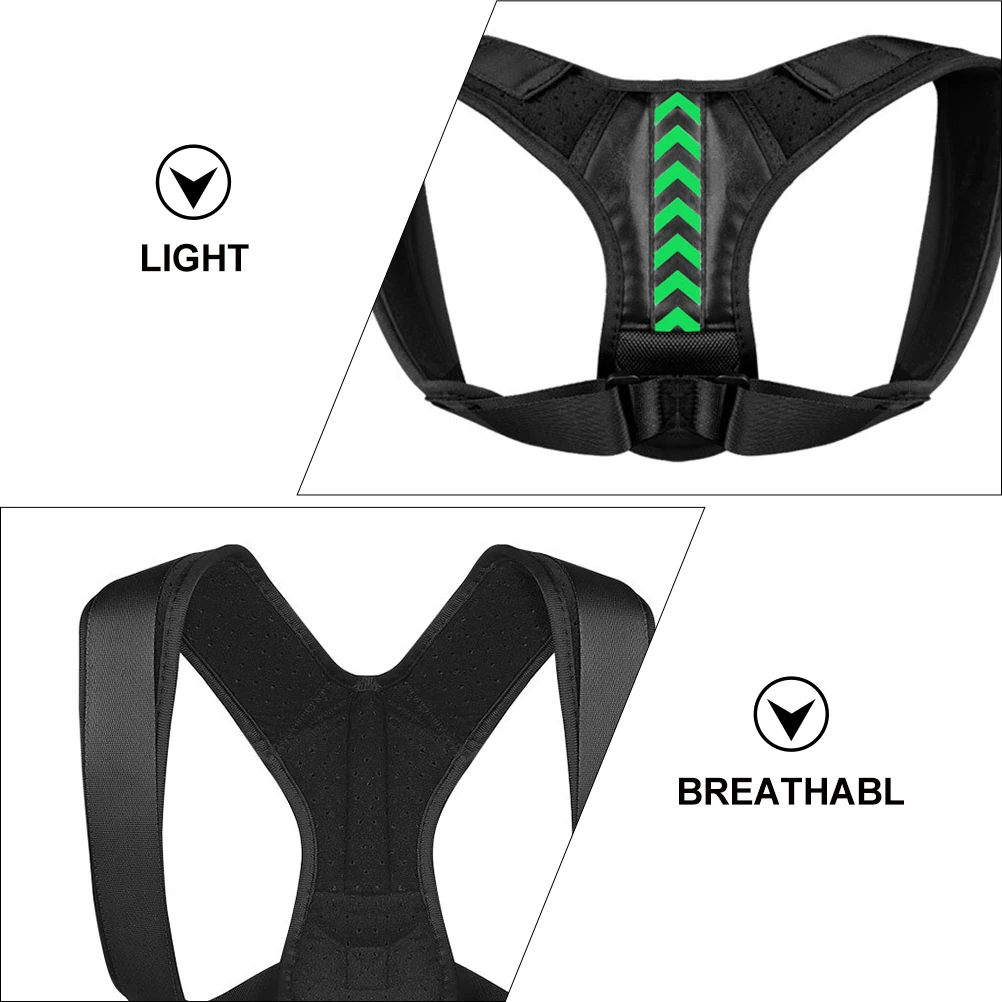 

1Pc Hunchback Corrector Adjustable Posture Corrector for Back Shoulder Support Practical Upper Back Brace
