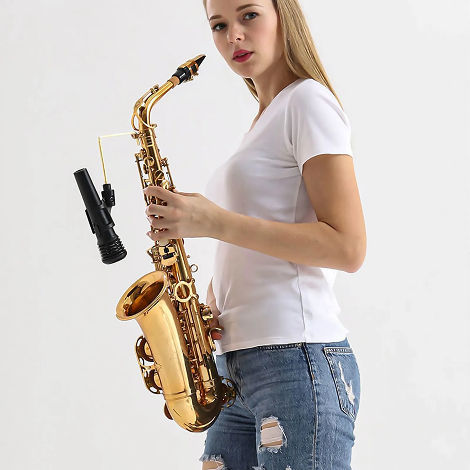 1Pcs Versatile ABS Microphone Clip Sax Mic Holder Durable and Trustworthy Tool for Multiple Tasks Assorted Color view 5
