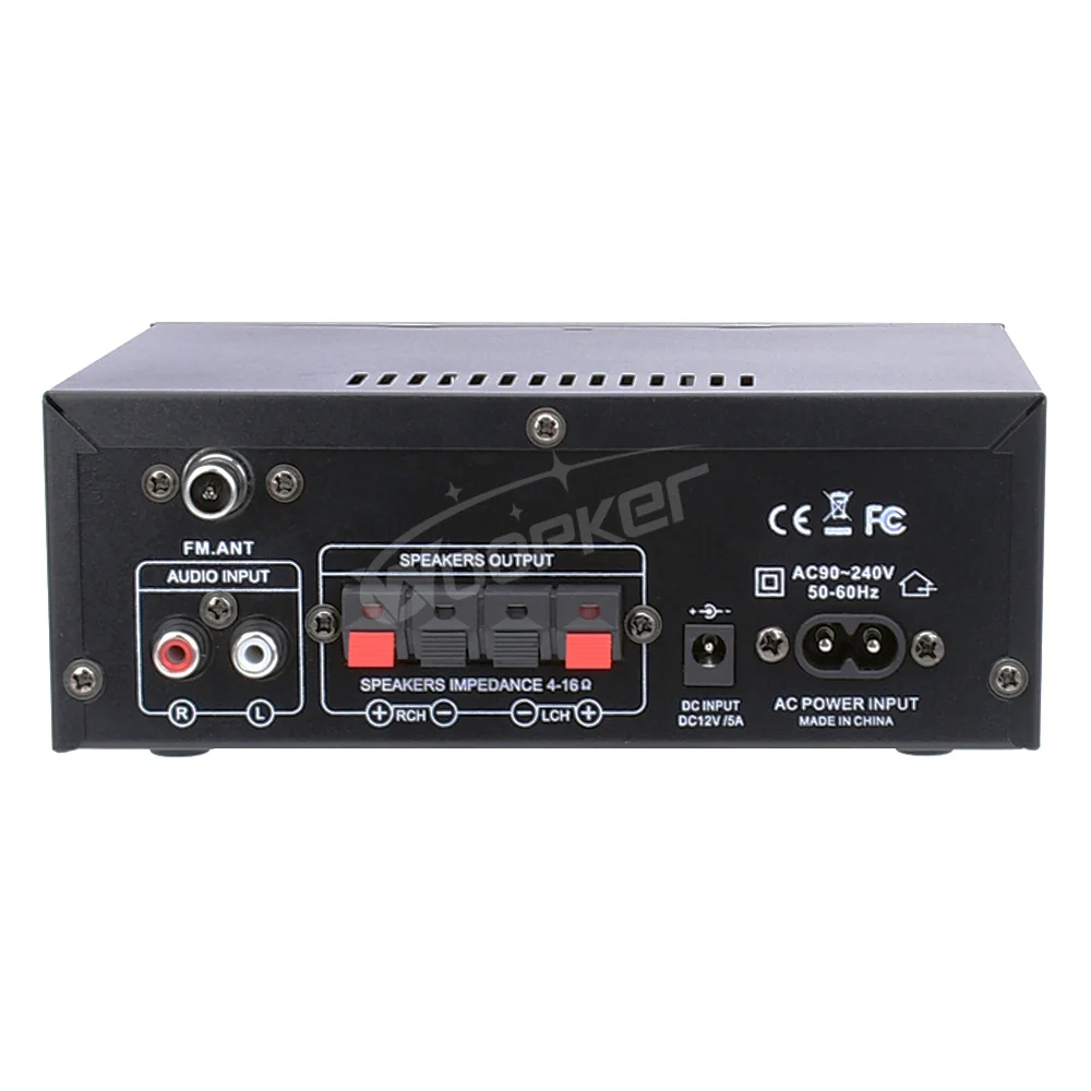 Woopker Amplifier AK45 HiFi Digital Amplifier Max Power 90Wx2 Channel 2.0 Bluetooth Surround Sound AMP Speaker for Home Car