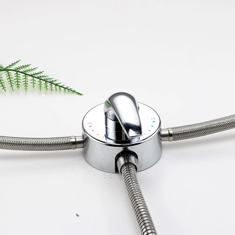 Wall-mounted mixing valve shower valve hot and cold switch