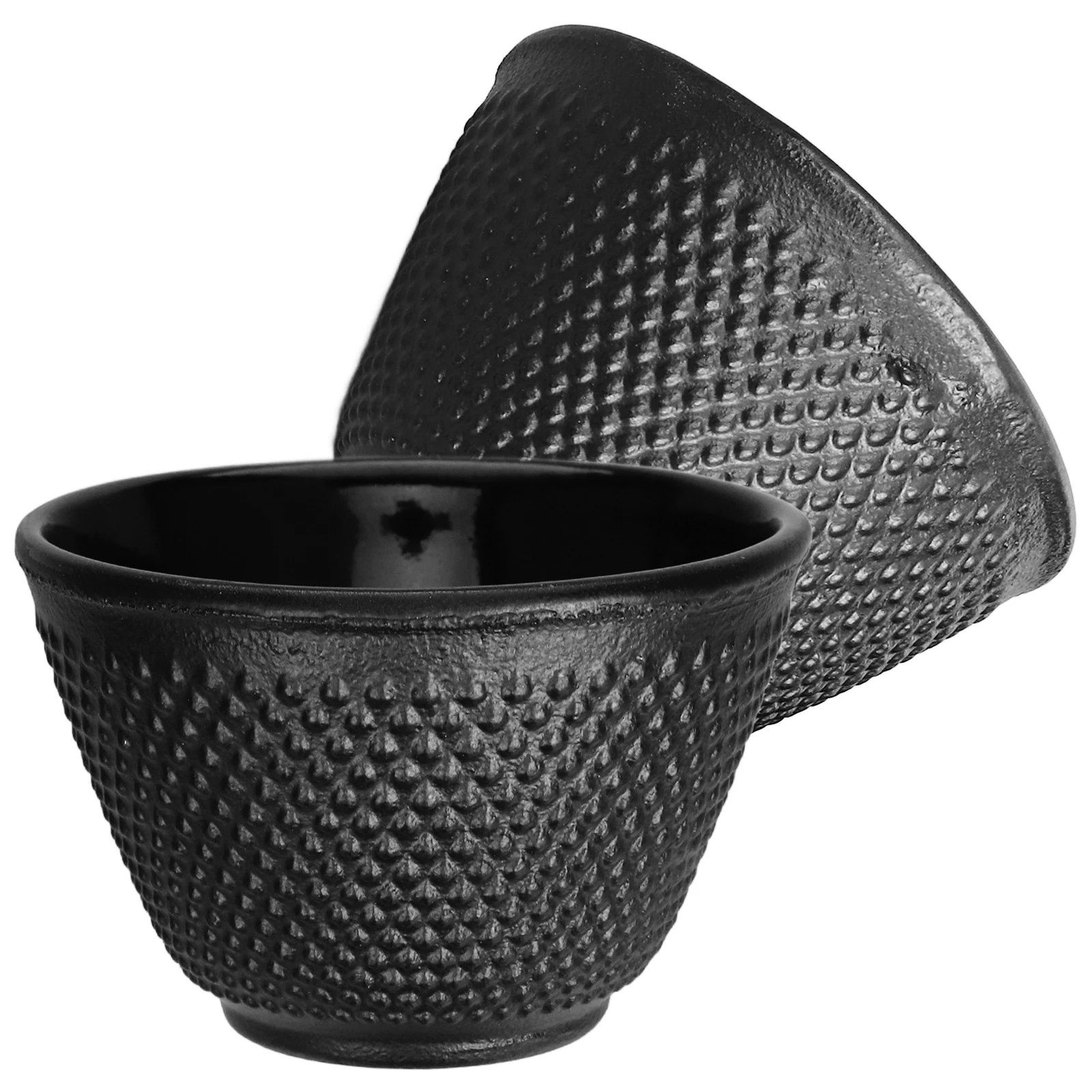 

2Pcs CastIronCup Tea Cup CoffeeDrinkware WaterContainer Kung Fu Tea Mug Cast Iron Water Mug KungFuSet ChineseTea