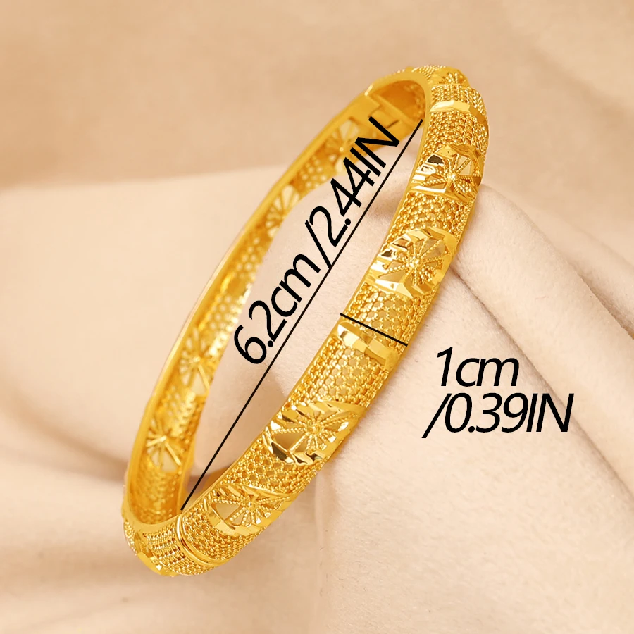 Adixyn Classic Hollow Bangle for Women middle east arab african party gifts