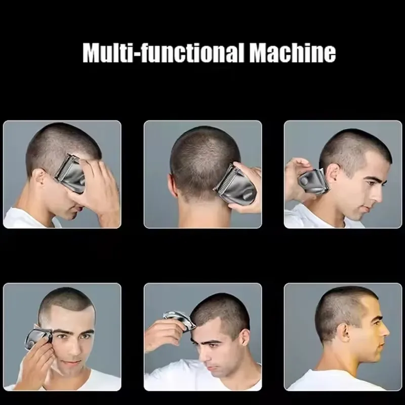 Youpin Komingdon Pro مجموعة قص الشعر الذاتي مشابك الشعر المتقلب للرجال المتاحة الحد مشط ماكينة تشذيب الحلاق USB قابلة للشحن