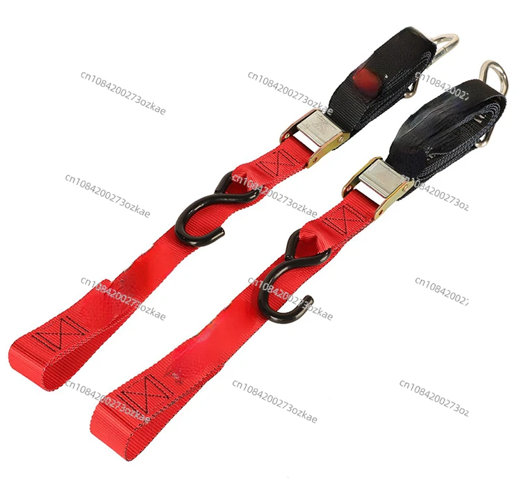 

Scrambling Motorcycle Ratchet Tie Down Tensioner Fastening Belt Tightening Strip Binder Flat Trailer Tightening Rope