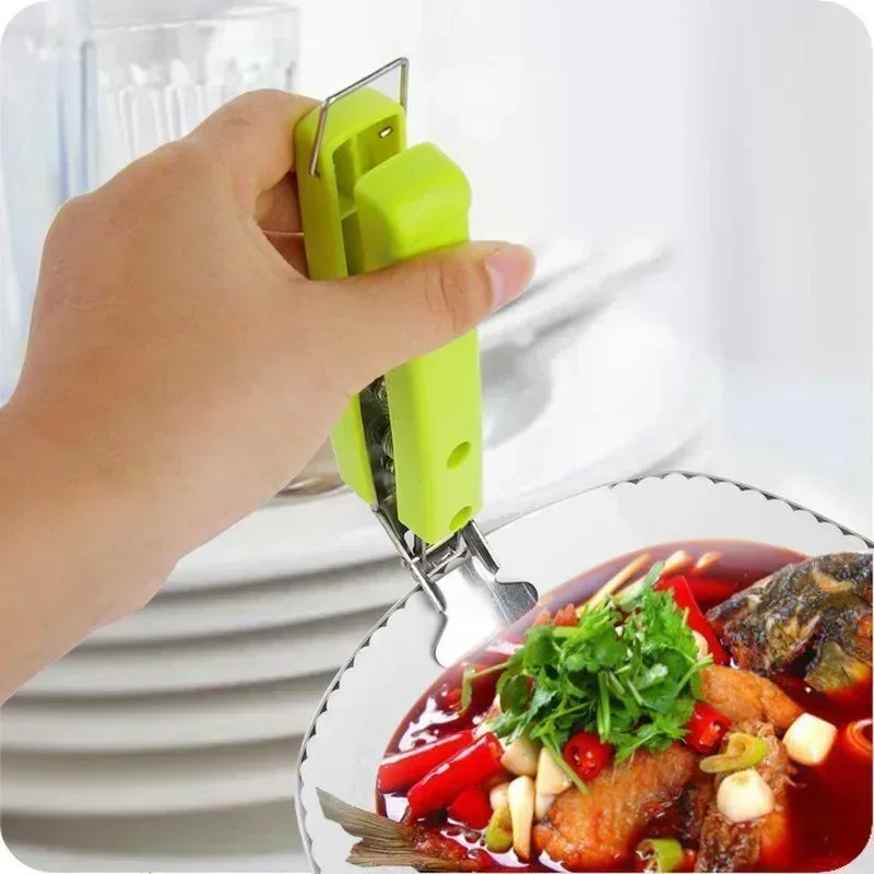 For Cooking Pressured Cooker Oven Air Fryer Tool Kitchen Green Color Anti Scalding Clip Hot PlateGripper Hots Bowl Gripper Clips