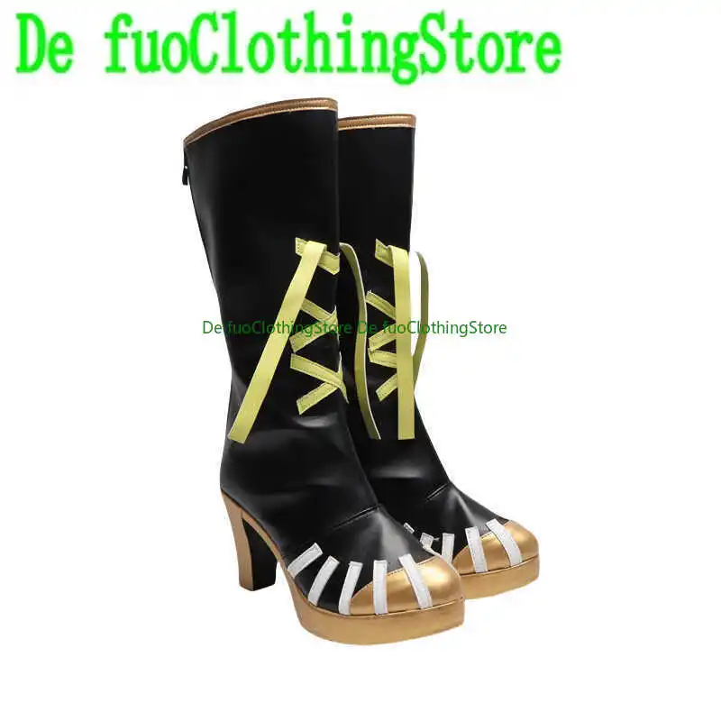 Defu oFuoClothing تأثيري تابوت الغد Muir Seth تأثيري أحذية عالية الكعب حجم كبير معرض أنيمي أحذية الهالوين التأثيرية