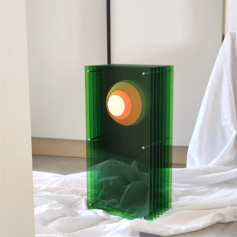 LOP Lamp Desk Light Artist Nordic Style Cordless Rechargeable Bedroom Ambient Lamp RGBW 16 colors Indoor Outdoor Decoration