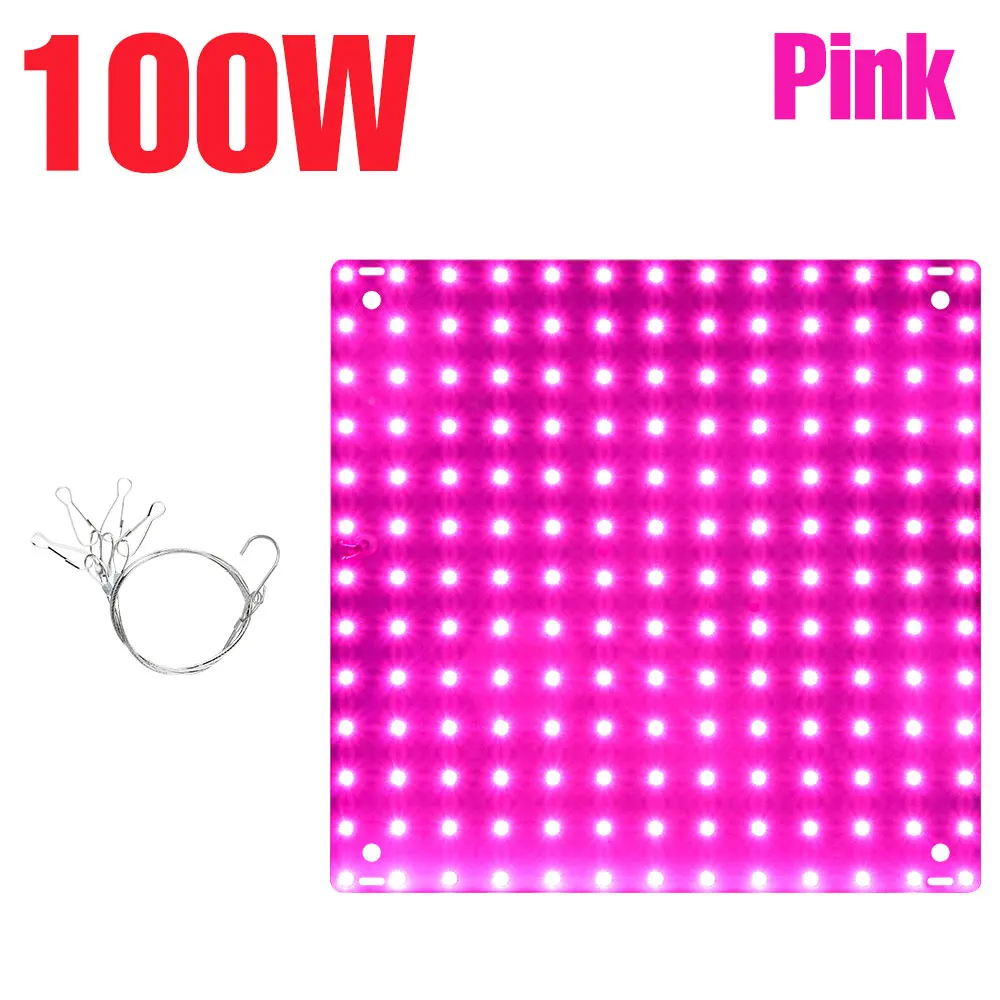 100W LED Quantum Board Licht Groeien Volledige Spectrum Plant Lamp US/EU Plug Voor Indoor Growbox Kas bloem Groente Teelt