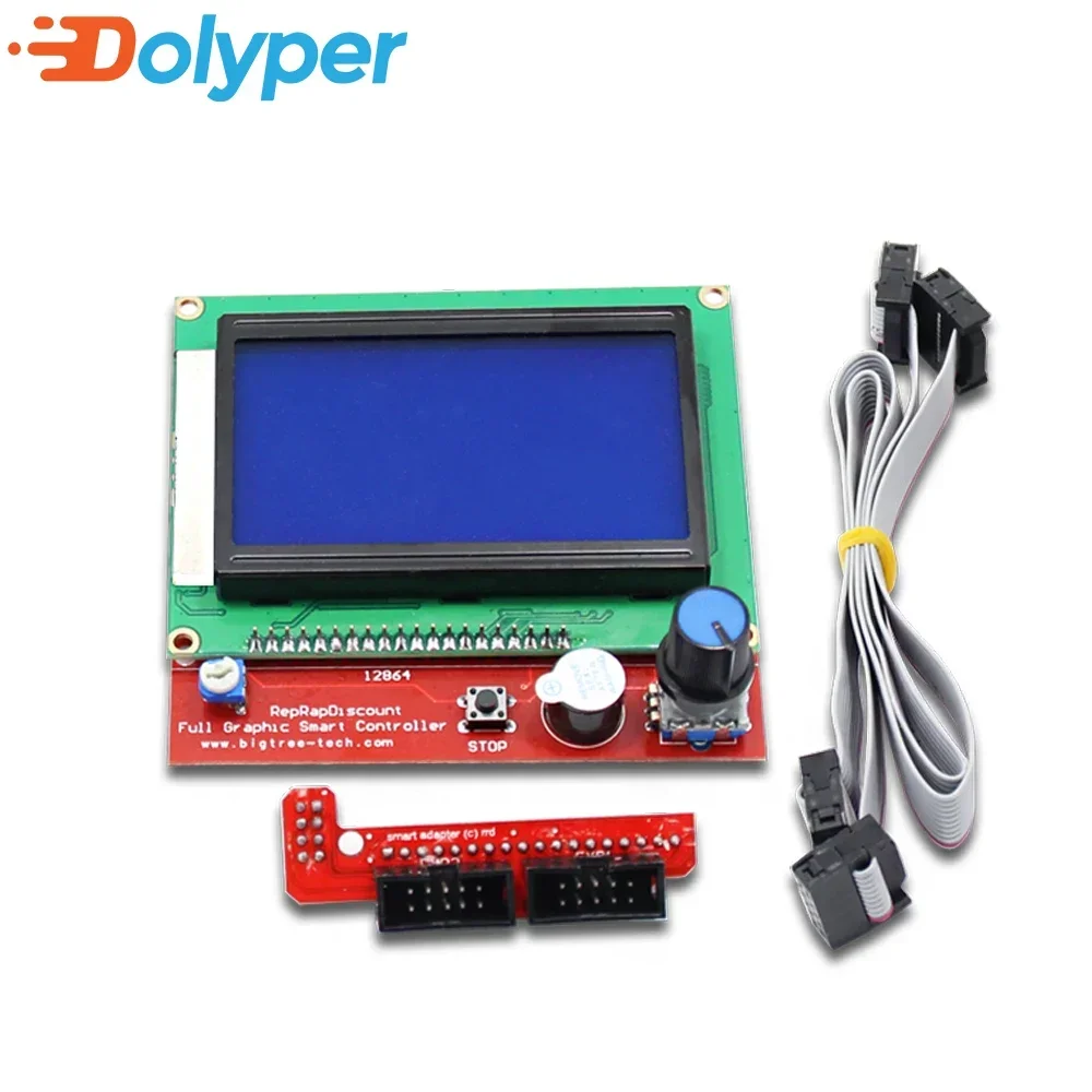 Imagem -05 - Kit Controlador de Impressora 3d Rampas 1.4 Mais Controlador de Exibição Inteligente Gráfico Completo Mais Mega2560 Mais Driver de Motor de Passo A4988 para Reprap