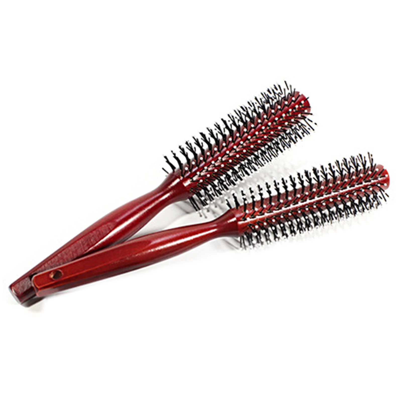 Wooden Bristle-free Curly Hair Comb Pear Flower Head Fluffy Bob Head Styling Comb V-shaped Teeth Round Comb