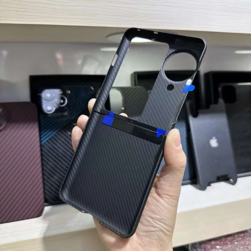 For OPPO Find N3 Flip Carbon Fiber Case Cover Aramid Fiber Ultra-thin Phone Case For OPPO Find N3 Flip Phone Accessories
