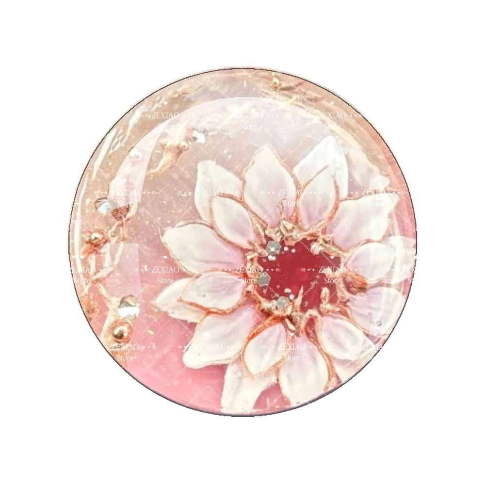 Creative Flower Series BJD Glass Eyes Cabochons 6 Pairs /Bag10MM-40MM Round Dome  Eyes Dolls Jewelry Accessory MIX Pupil Eye