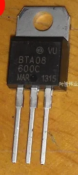 10PCS Good new BTA08-600C TO-220 8A / 600V triac big chip quality