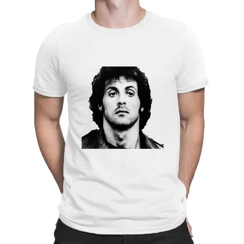 2024 Fashion Rambo Police Head Funny movie Graphics Retro casual trend Fashion Street Wear summer unisex short-sleeved T-shirt