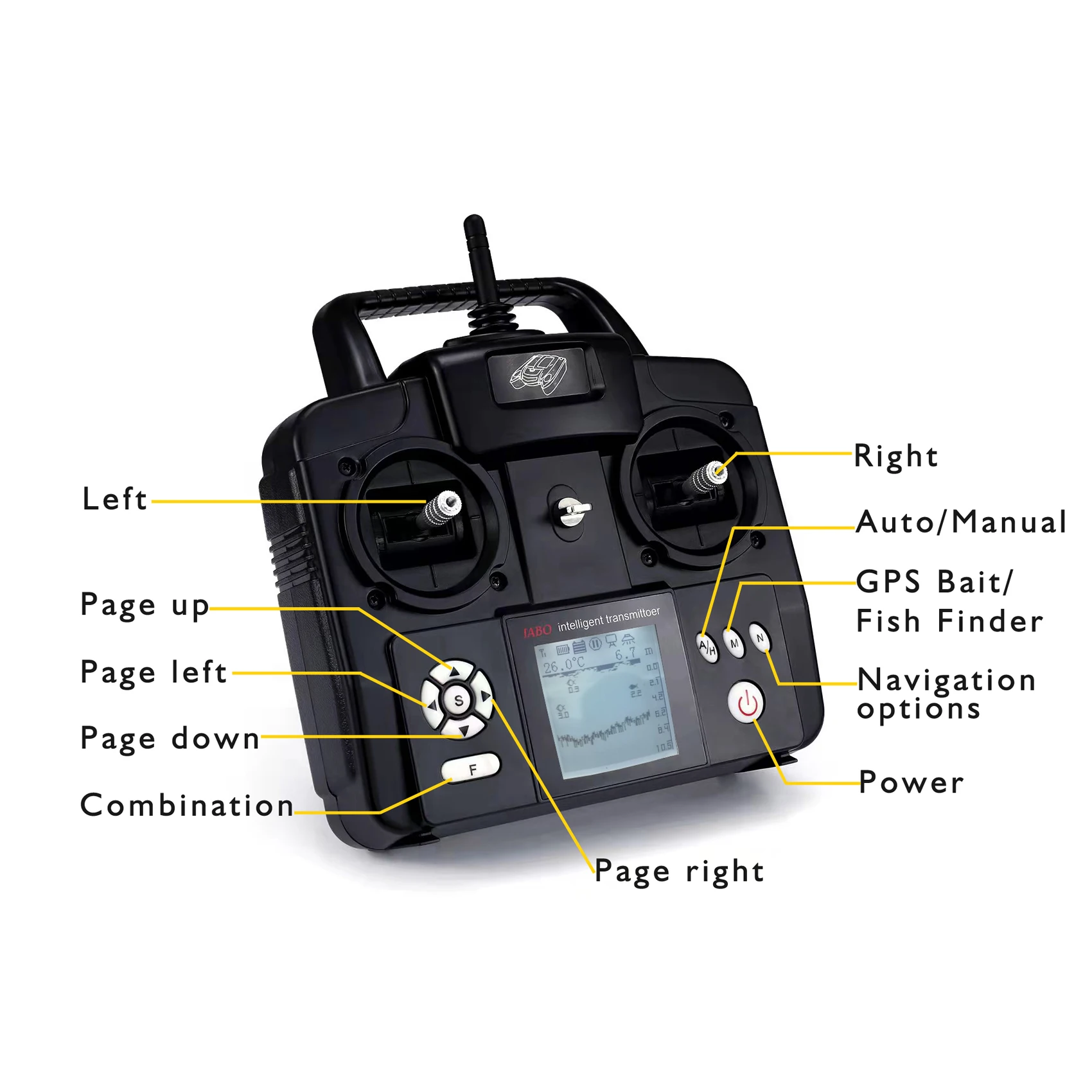 قابلة للشحن 3CG 5CG أجزاء قارب الطعم قارب الطعم التحكم عن بعد