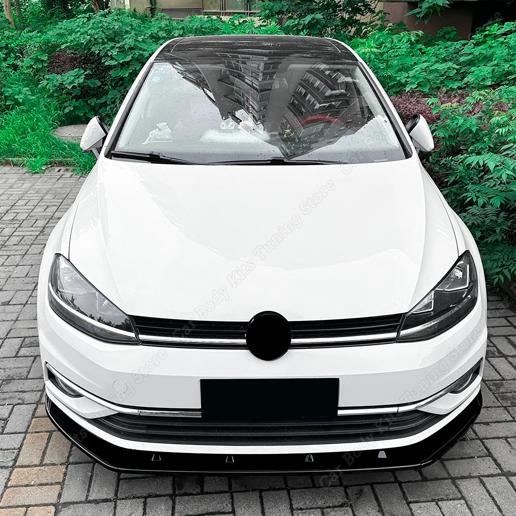 

Для Volkswagen Golf 7 MK7.5 TDI TSI Facelift 2017 2018 2019 автомобильный передний бампер, разделитель губ, спойлер, диффузор, комплект кузова, тюнинг