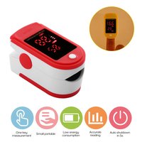 Finger Oximeter Digital Fingertip Pulse Oximeter Blood Oxygen Saturation Meter Finger SPO2 PR Heart Rate Monitor Health Care