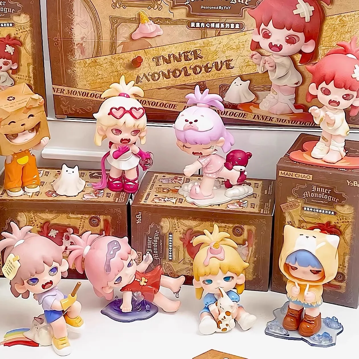 

Spot Genuine Yobu Soul Monologues Blind Box Handmade Ornament Trendy Toys Cute Doll Handmade Ornament Girl Gift