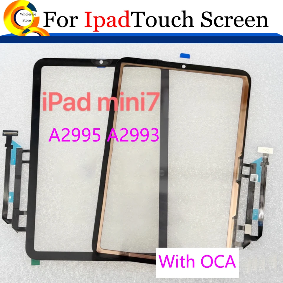 

10Pcs\Lot For iPad Mini 7 A2995 A2993 Touch Screen Digitizer Sensor Panel For iPad mini (2024) Tablet Sensor Replacement