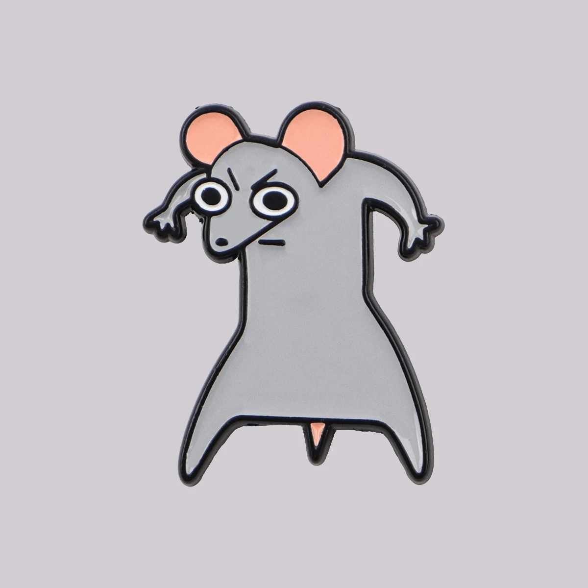 Lustige Maus-Emaille-Anstecknadel, Niedliche Ratten-Brosche, Anstecknadeln für Rucksack, Kleidung, Accessoires, Tier-Schmuck, Geschenke für Freunde