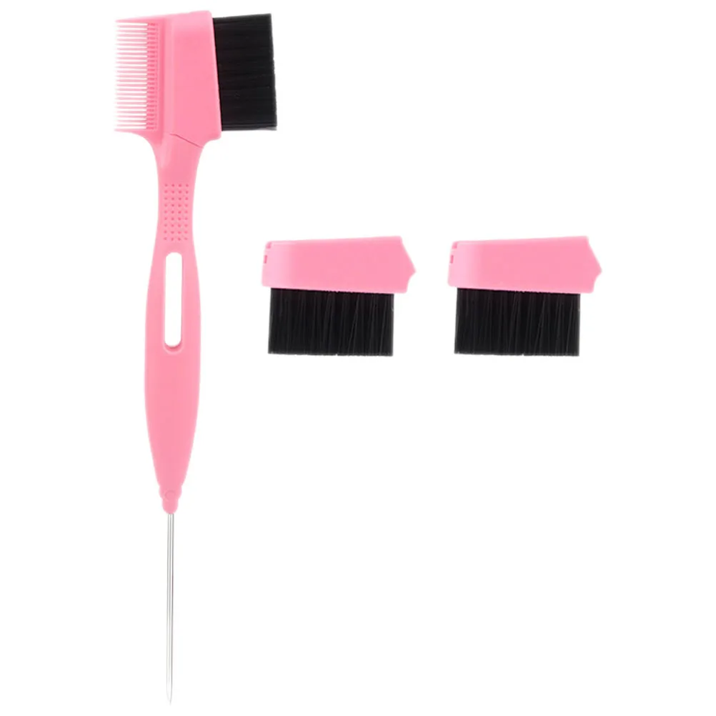 

1Set Double Headed Eyebrow Comb Brush Portable Compact Size for Women Easy to Carry Replaceable Heads Comfortable Grip