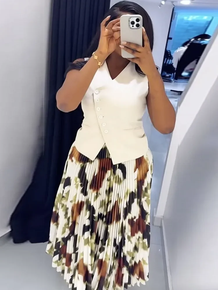 

Женские комплекты из 2 предметов: топы и юбки, костюмы, наряды, платья для свадеб и вечеринок 2026