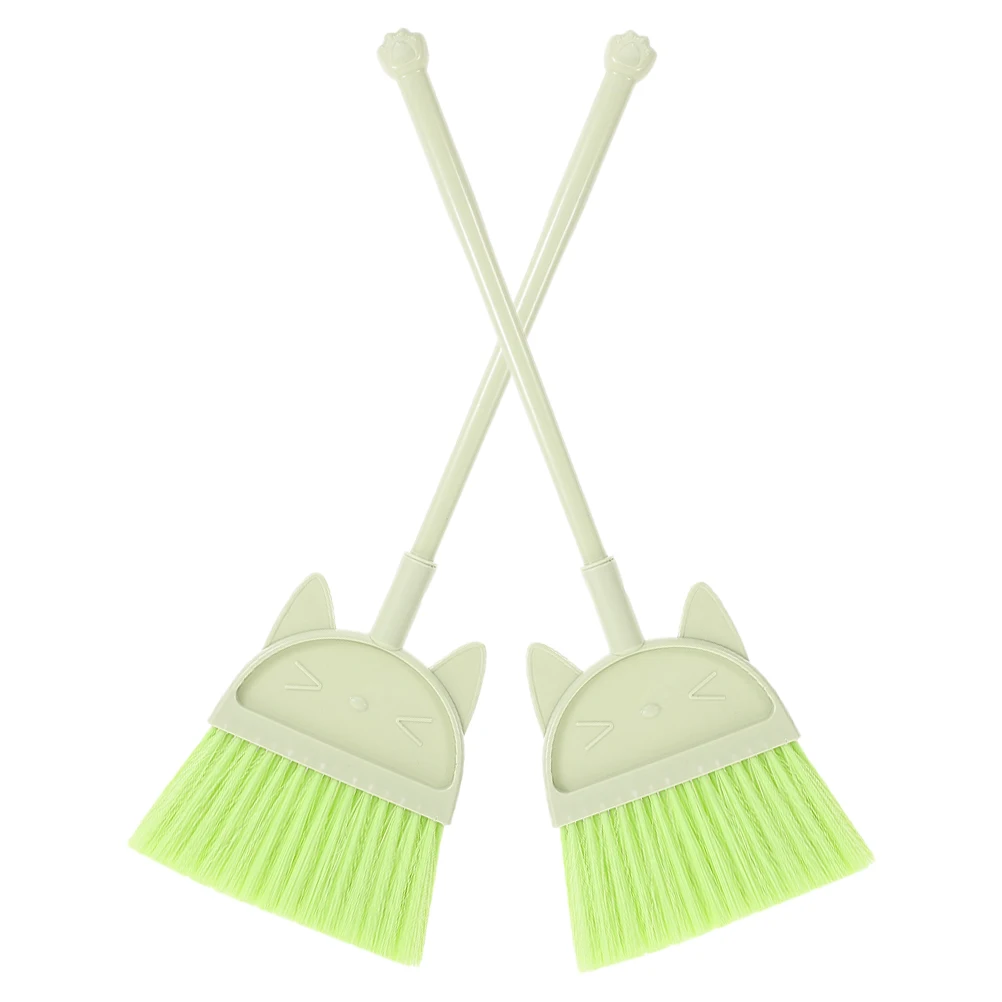 

2Pcs Kids Cleaning Set Toddler Broom and Dustpan Combo Fun Colorful Mini Broom for Home Learning Habit Development Safe Design