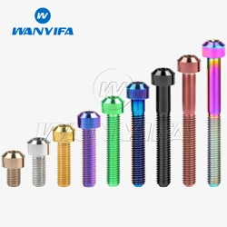 Wanyifa Titanium Ti Bolt M8x10/15/20/25/30/35/40/45/50mm Torx T40 Screw for Motorcycle Car Refit Fastener