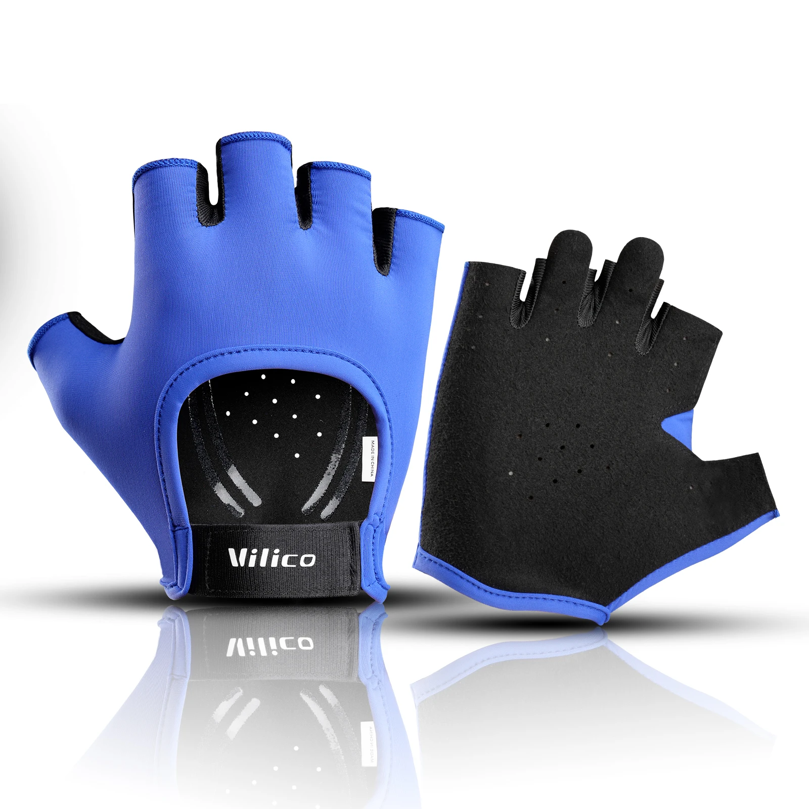 Vilico Professional Sports Half Finger Fitness Cycling Daily Sports Comfort Anti slip Shock-absorbing Wear-resistant Gloves