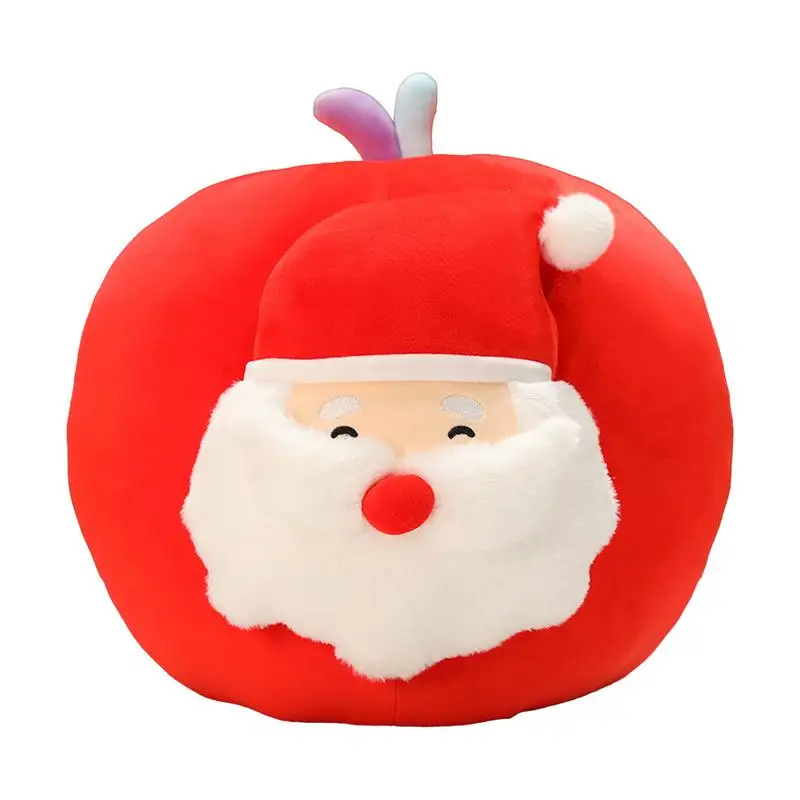 Christmas Plushies Cute Fruit Santa Stuffed Pillow Collectible Toys Christmas Centerpieces Holiday Home Decoration Cartoon