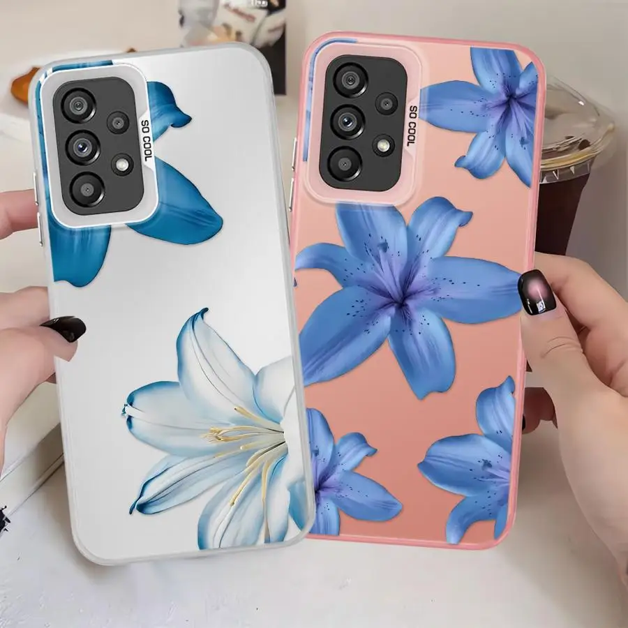 

Cartoon Flower Pattern Phone Cover Case for Samsung Galaxy A32 A36 A72 A12 A54 A23 A71 A13 A16 A34 A17 A52 A25 A73 A14 A56