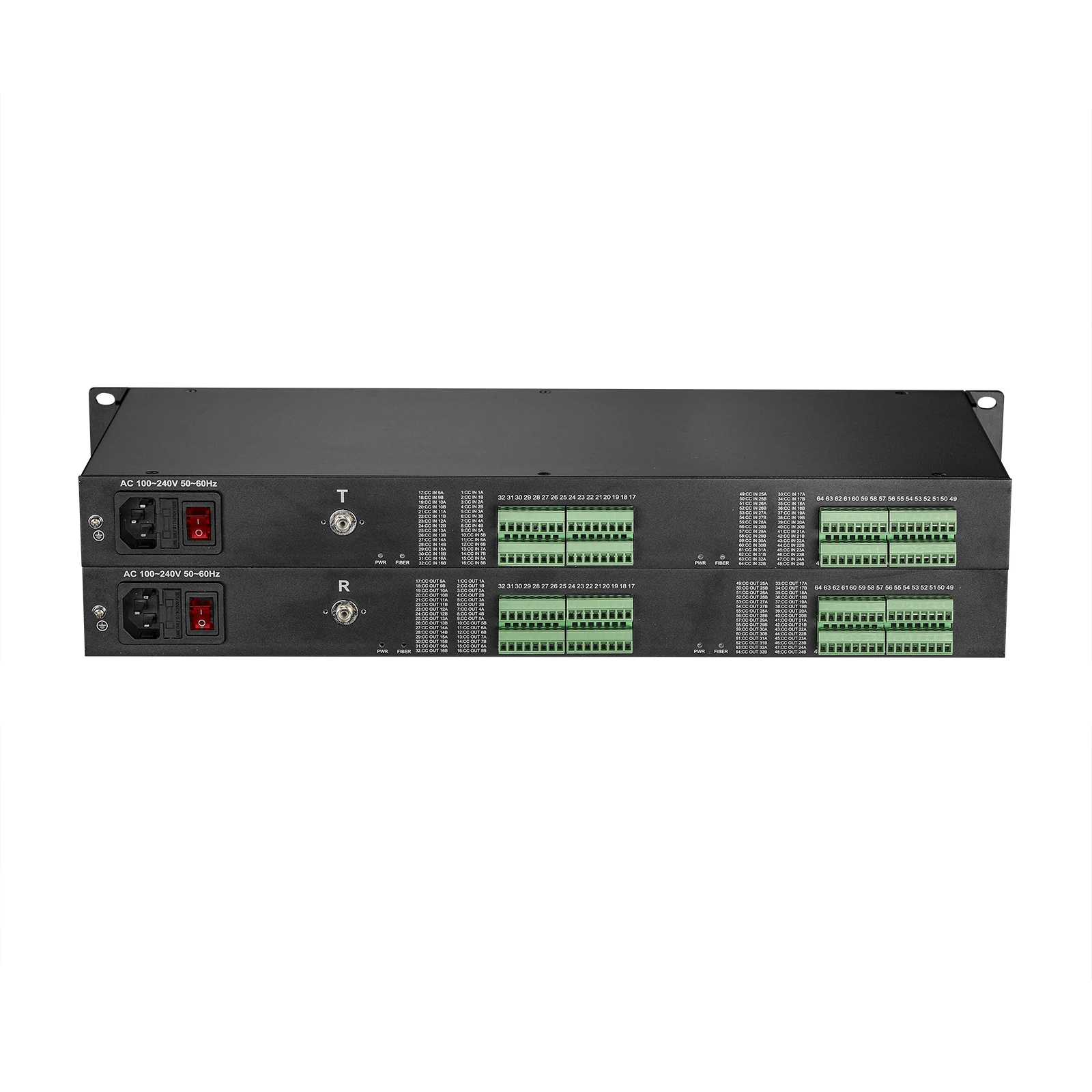 Best Price Ho-link HL-32Cc Fiber Optic Transceiver with 32 Channel Contact Closure for FTTH Telecom Monitoring Intercom System