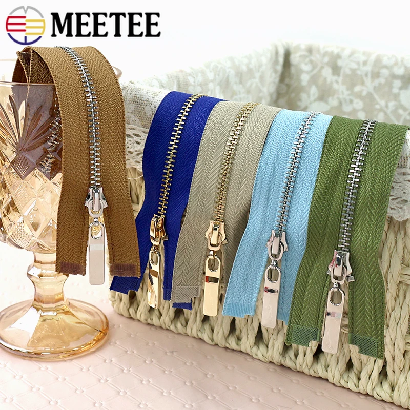 

5/10Pcs 3# Metal Zippers 15-30cm Close-End Zipper Pants Jeans Closure Zips Pocket Wallet Zip Repair Kits Sewing Accessories
