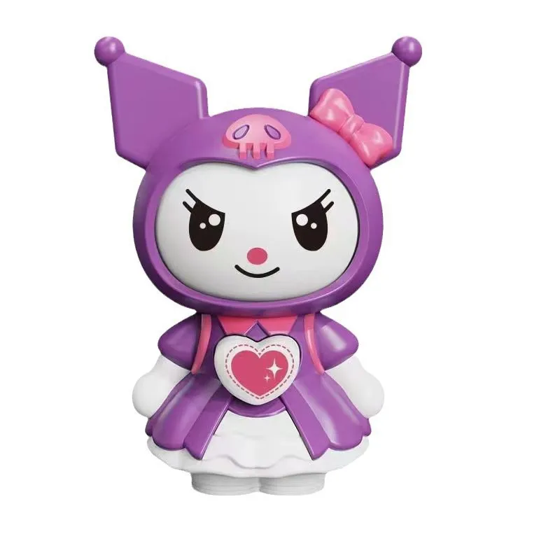 حار بيع الصحافة الوجه تغيير دمية المعلقات Kawaii Kuromi الإبداعية الضغط لعبة لتخفيف الضغط مضحك سانريوس المفاتيح هدية