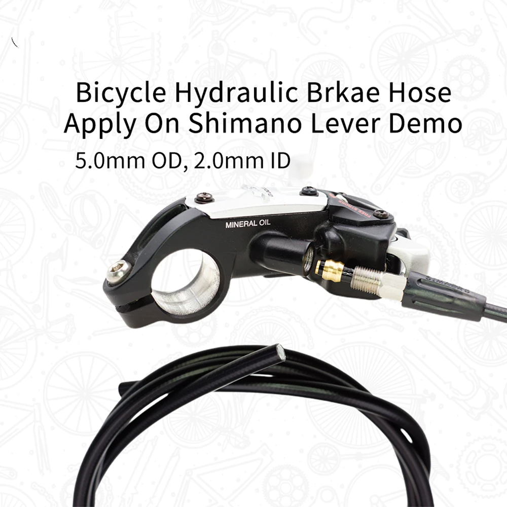 CNC Fahrrad Hydraulikbremsschlauch 5mm*2M Ölleitung für Shimano SLX XT XTR BH59 BH90 MTB Fahrradbremskabel Ersatz – Detail 7