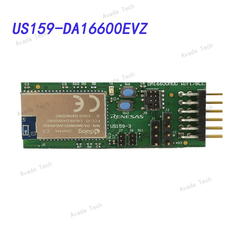 Avada Tech US159-DA16600EVZ PMOD Daughter Card for DA14531 Bluetooth LE & Wi-Fi Combo Mo