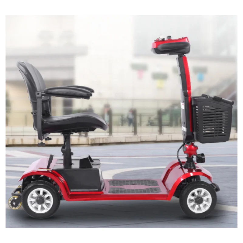 Handicapped Scooter Elderly Mobility Scooter Lightweight Folding Mobility Scooters Electric 4 Wheel