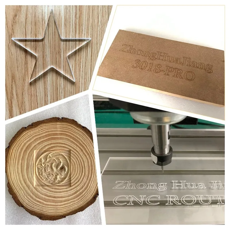 3 Axis 3018 CNC Router 300X180X45mm 300W Mach3 Desktop Engraver Wood Carving Metal Cutting DIY Craft Industrial Machine Tool view 6