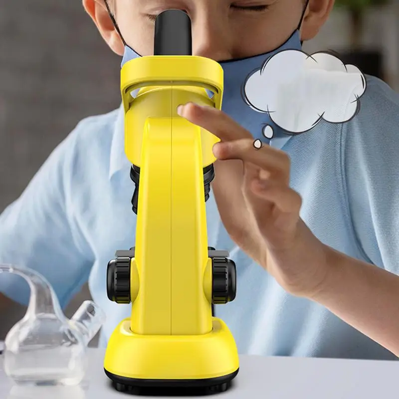 Imagem -03 - Microscópio Science Kit com Luz Led Fácil de Usar para Crianças Explorer Ampliação 40x16000x