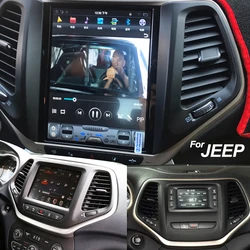 Car Radio Navigation 256GB Touch Style Android Screen GPS For Jeep Cherokee 5 KL 2013-2018 Car Stereo Multimedia Player Carplay