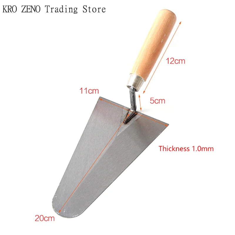 Float Margin Trowel Bucket Stainless Steel Concrete Finishing Trowel Spatula Construction Tools Wall Plastering Hand Tool