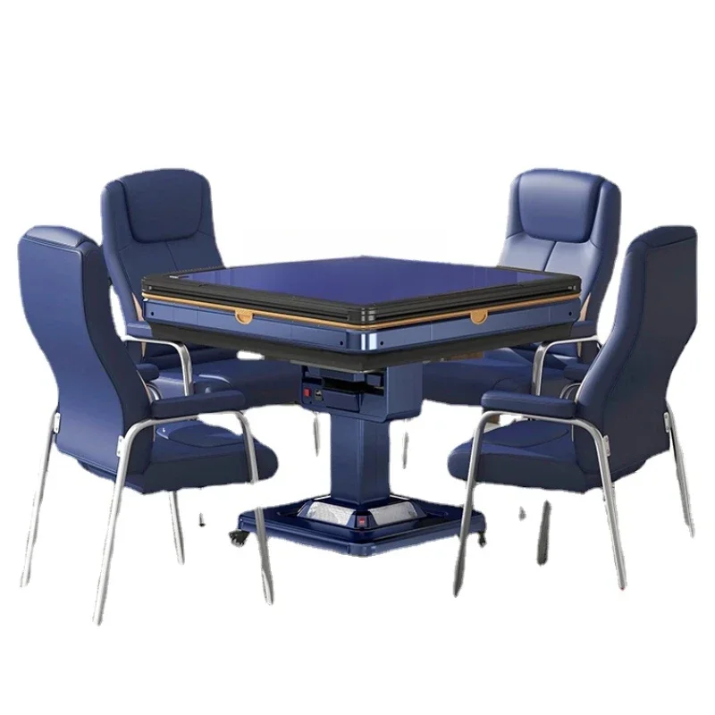Xl Automatic Household Electric Folding Dining Table Cyclone Roller Coaster Mahjong Table Bass